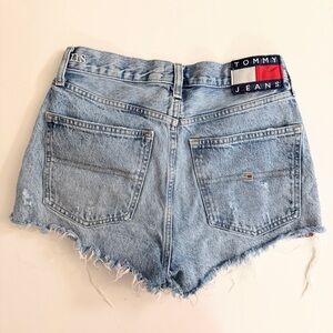 Tommy Hilfiger Women's Blue Denim Shorts